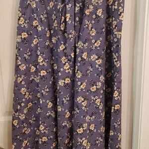 Floral Purple Women's Palazzo Pants